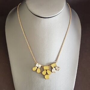 Kate Spade Secret‎ Garden Necklace Butterscotch and Clear Colored Stones